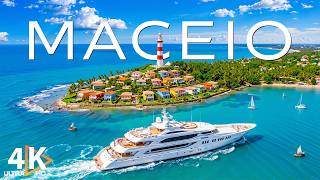 Maceio, Brazil 4K 🇧🇷 A Coastal Gem of Turquoise Beaches, Calm Lagoons & Scenic Views