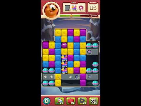 Toon Blast Level 3649 - NO BOOSTERS 🐻🐺🐱 | SKILLGAMING ✔️