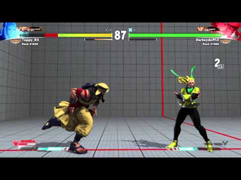 SFV Online MP March 7, 2016 pt13 - Rashid vs. Karin AGAIN