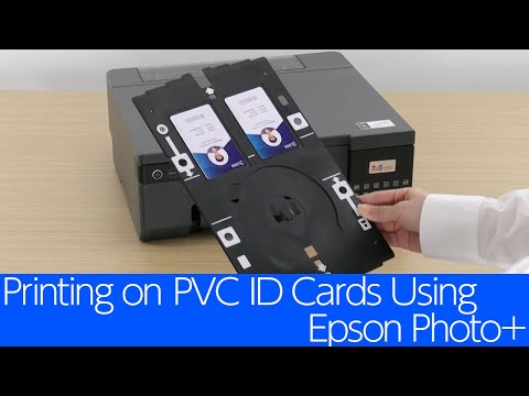 L8050/ET-18100/L18050 - Printing on PVC ID Cards Using Epson Photo+