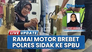Pastikan BBM Standar, Polres Kediri Kota Bersama Pertamina Sidak SPBU Imbas Laporan Motor Mogok