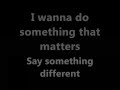 Kristin Chenoweth - I Was Here Lyrics 