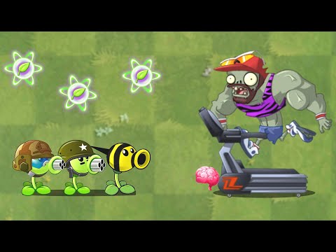 PVZ 2 Random Team Plants vs Cardio Zombie - Which Team Plants is Best?