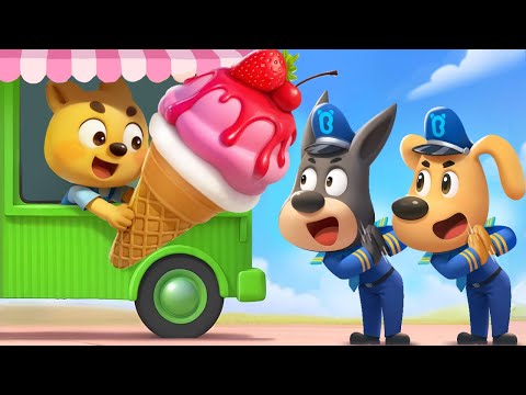 Cardboard Ice Cream Truck | Fun Story | Kids Cartoon | Sheriff Labrador