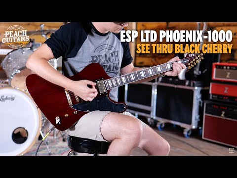 Электрогитара LTD PHOENIX-1000 (See Thru Black Cherry) - фото 2 - id-p1436136790