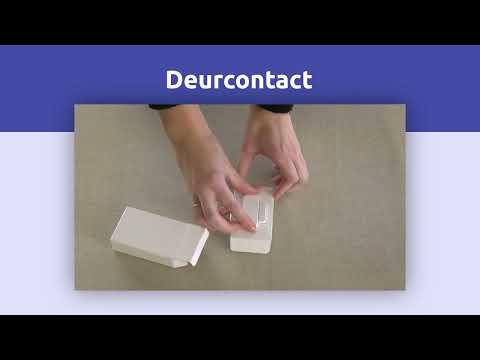 Koppelen van de deurcontact (nieuw)