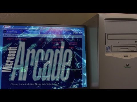 Installing Microsoft Arcade & IntelliPoint on the $5 Windows 98 PC!