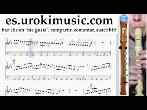 Como Tocar Flauta dulce B. Pharrell Williams - Happy Parte#1 Clases Notas Musicales Tutorial