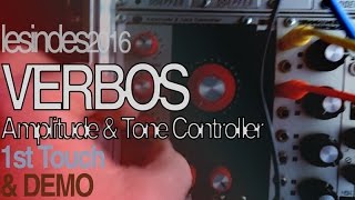 Video thumbnail for VERBOS Amplitude & Tone Controller // DEMO // First Touch by LESINDES