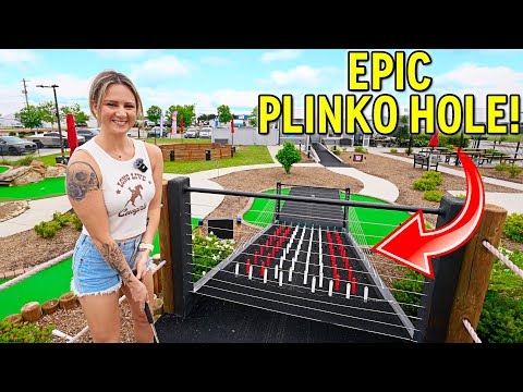 Epic ONE OF A KIND Mini Golf Course! - Must Play!