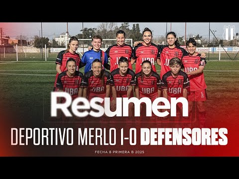 Resumen | Deportivo Merlo 1-0 Defensores | Fecha 8 Primera B 2025