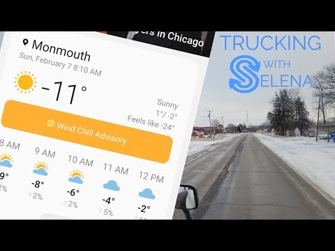 Sub Zero Temp Trucking | Trucking with Selena 2-7-21