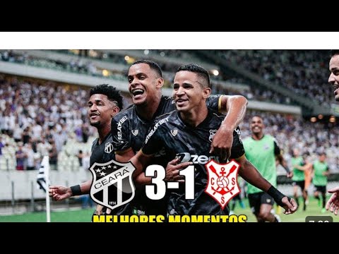 Ceará vivo pelo título da copa do nordeste ceará 3x1 Sergipe