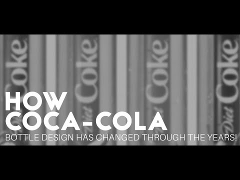 How Coca Cola bottle design has changed through the years!