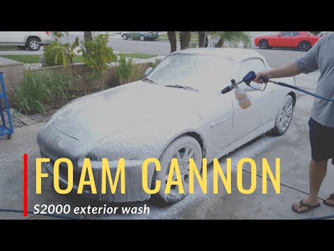 Foam Cannon Car Wash with Meguiars Gold Class Car Wash | Honda S2000 | 4k