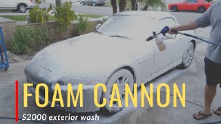 Foam Cannon Car Wash with Meguiars Gold Class Car Wash | Honda S2000 | 4k