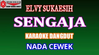 Download lagu KARAOKE DANGDUT SENGAJA - ELVY SUKAESIH (COVER) NADA CEWEK mp3