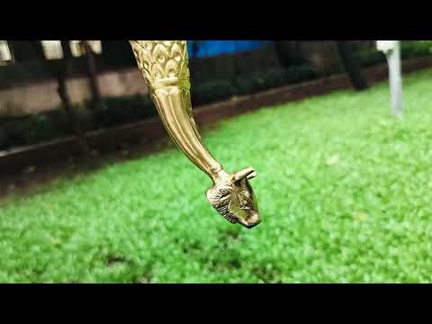Handcrafted Shringi Brass Abhishek Vessel for Shivlingam, Traditional Sacred Ritual video