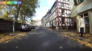 preview picture of video 'Google Street View Lich Hessen Germany Deutschland'