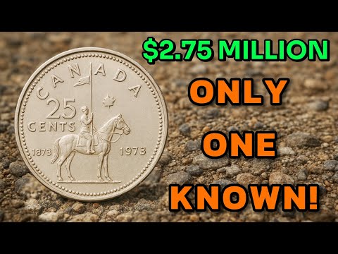 1873/1973 Canada 25 Cent Coin Worth BIG MONEY  Rare RCMP Quarter to Look For