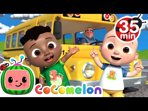 Wheels on the Bus (Family Version) + More Nursery Rhymes & Kids Songs - CoComelon