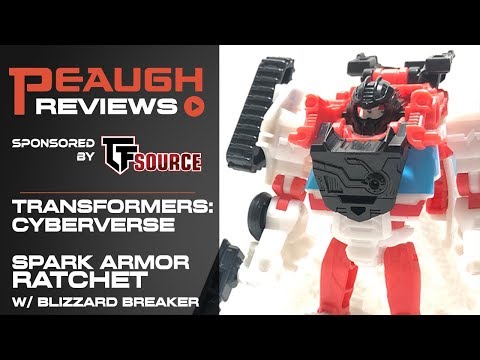 Video Review: Transformers Cyberverse - Spark Armor RATCHET w/ Blizzard Breaker