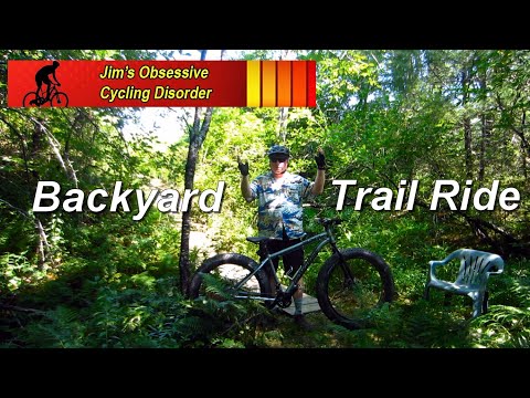 Backyard Mountain Bike Trail Ride On My Mongoose Dolomite ALX