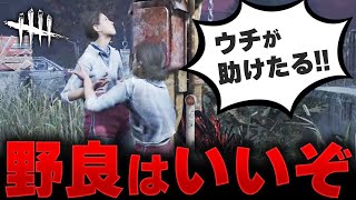 【DbD実況】拙者チェイス苦手侍、野良で脱出目指す！【recog】