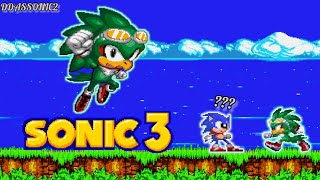 Jet The Hawk in Sonic 3 & Knuckles [1080p/60fps] - Sonic Hack