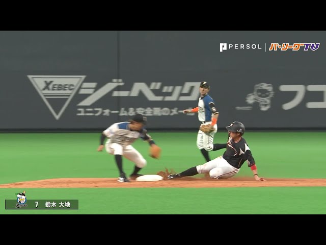 マリーンズ・鈴木 2盗塁