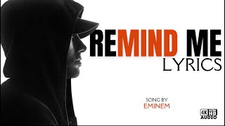 Eminem - Remind Me [Lyrics]