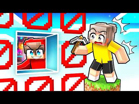 I Locked My Friends on a FAKE ONE BLOCK!