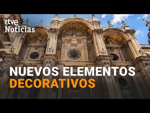 La Catedral de Granada recupera sus leones, esta vez con gafas de sol | RTVE Noticias
