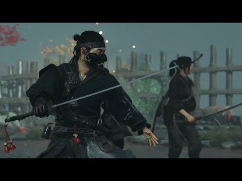 Ghost of Tsushima mask on (stealth) gameplay walkthrough - Main Story #17 A Reckoning in Blood