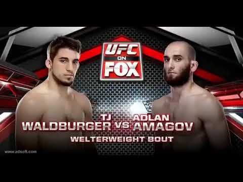 Adlan borz Amagov vs Tj Waldburger полный бой
