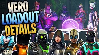 FORTNITE - New HERO LOADOUT Details (Multiple Preset Loadouts And Team Perks)