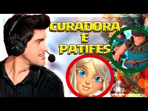 DECK DE CURADORA E PATIFES NO CLASH ROYALE!