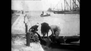 1897 - Fishermen and Boat at Port Said - Henry Short; Robert William Paul