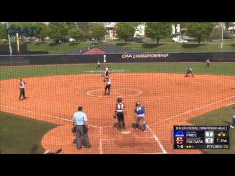 2014 Softball #CAAChamps Game 2 -- #3 Hofstra 8, #2 College of Charleston 4