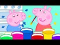 Świnka Peppa Malowanie Rękoma I Ziemniakami Bajki Po Polsku Peppa Po Polsku