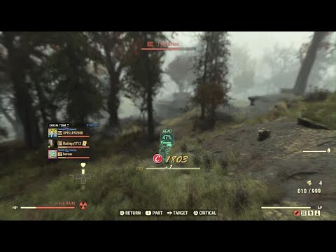 Fallout 76 PvP: lvl 257 vs lvl 1518