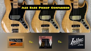 Video thumbnail for Jazz Bass Pickup Comparison by Majid BassGroove