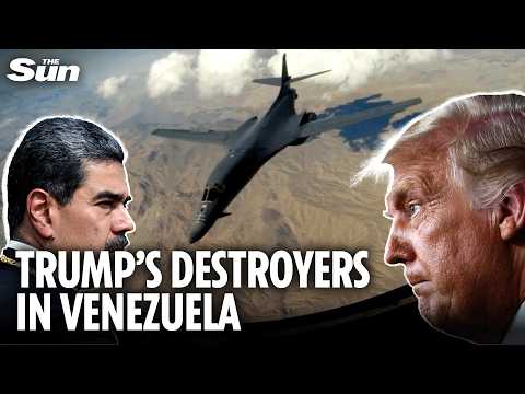 Trump deploys DEADLIEST weapons to Venezuela as terrifying B1 bombers leave Maduro quaking