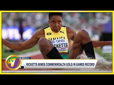 Shanieka Ricketts Mine Triple Jump Gold With A Commonwealth Games Record of 14.94 Aug 5 2022