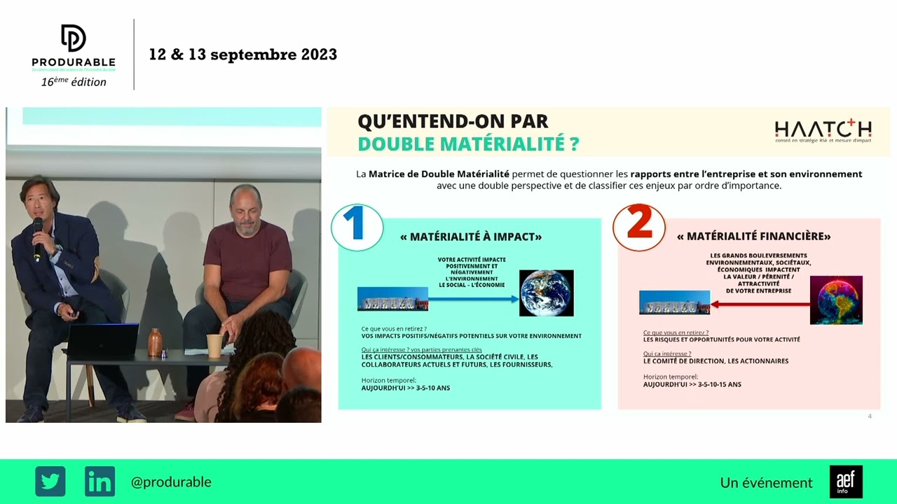 Quand la double matérialité devient un outil stratégique, partage d’un retour d’expérience concret