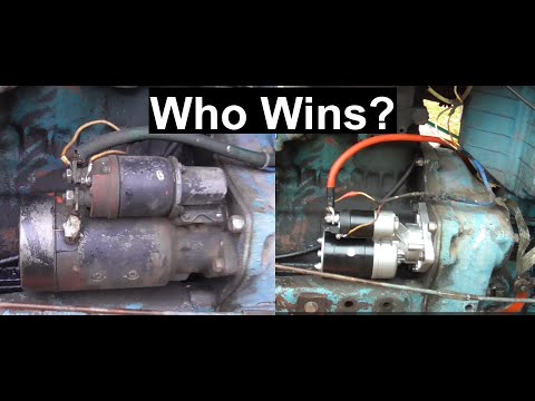 Old vs New Starter: Which One Cranks the MTZ-82 Faster with the same battery?