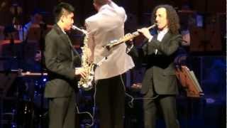 Kenny G and Austin Gatus "Over the Rainbow" accompanied by Orange County's Pacific Symphony