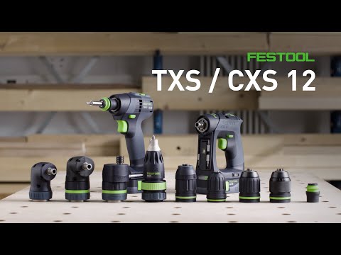 Festool Akumuliatorinis gręžtuvas-suktuvas TXS 12 2,5-Plus video