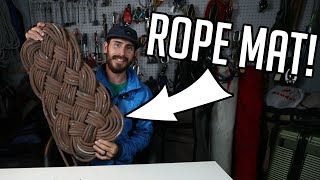 Cool DIY Rope Mat - Climbers Gift Idea!