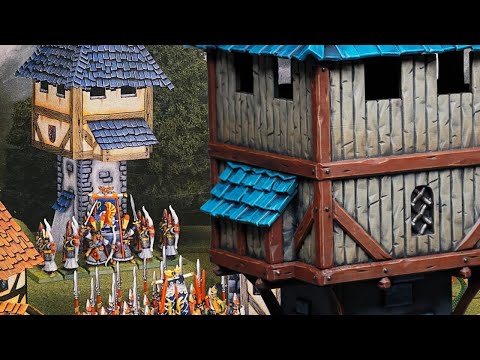 How to Paint Oldhammer Buildings! - My perfect gaming board